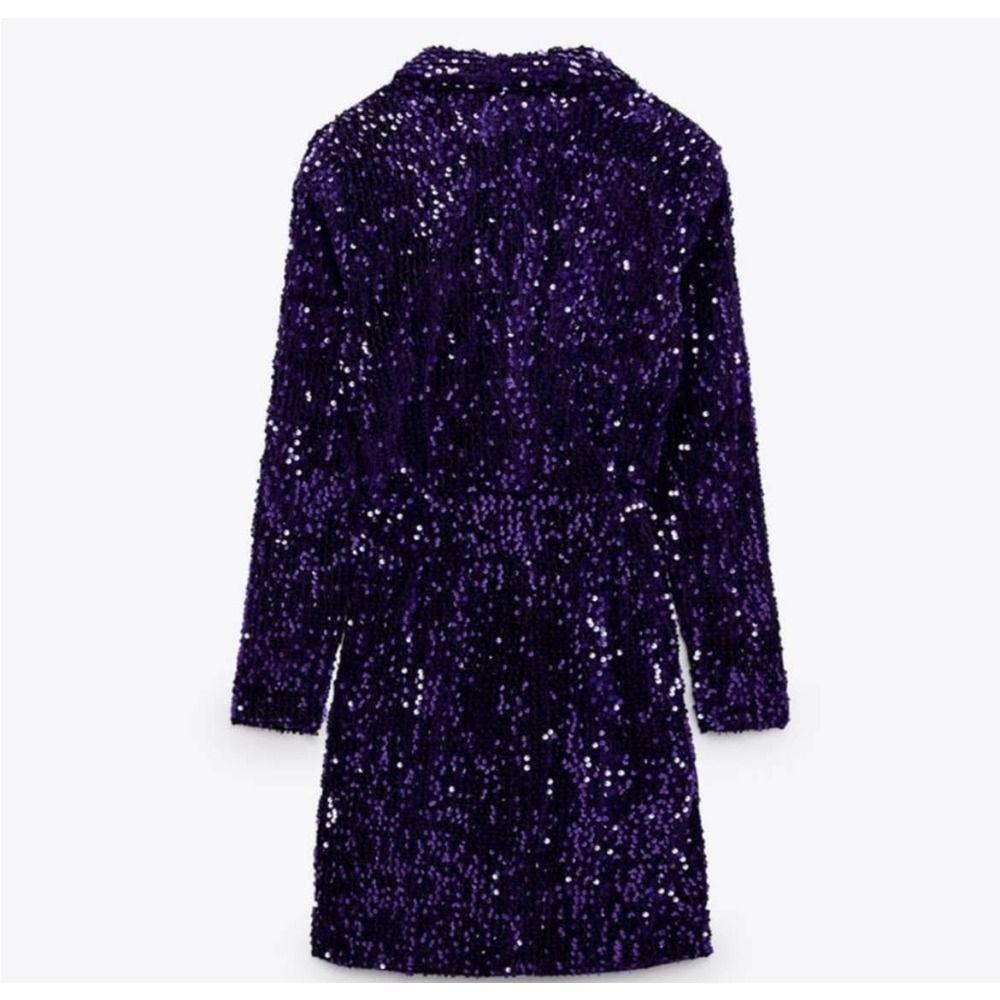 ZARA SEQUIN BLAZER DRESS 043/022 - Picture 8 of 14